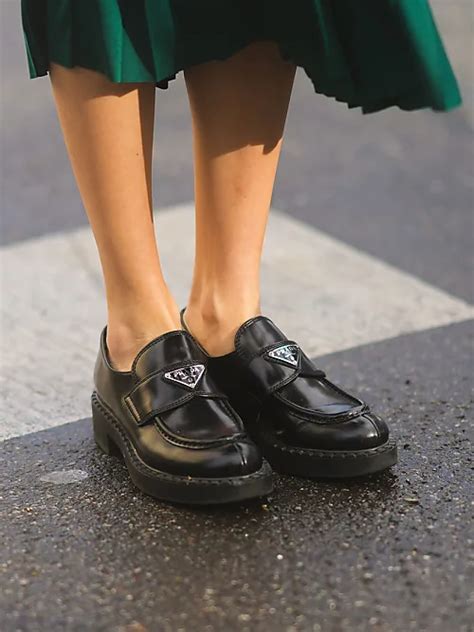 prada mocassins loafer|Women's Lace.